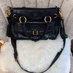 Dooney & Bourke black Florentine satchel purse